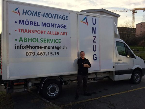 Leon Zimmer Umzug & Montage Dienstleistung home-montage.ch